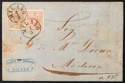Poststück - Lombardei-Venetien Fälschungen - Stamps