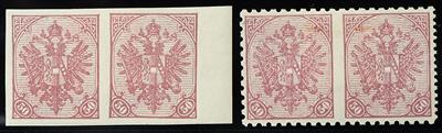 Bosnien **/*/(*) - 1900 Kleine Spezialsammlung mit PrivatZähnungen, - Briefmarken