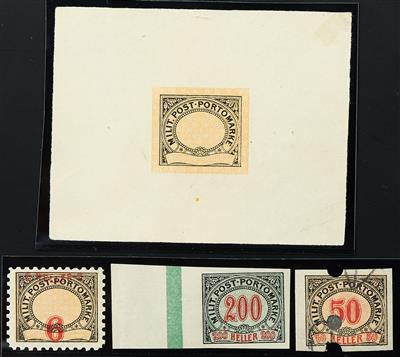 Bosnien **/*/(*) - 1904 Portomarken: Spezial-Sammlung mit vielen seltenen Zähnungen, - Francobolli