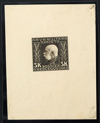 Bosnien (*) - 1912 Freimarken ungezähnt - Stamps