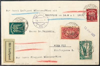 Deutsches Reich Poststück - 1923 Flugpostbrief - Stamps