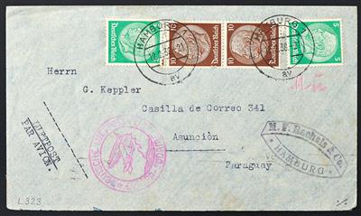 Deutschland Poststück - 1934/38 Partie von 24 DLH-Flügen von und nach Südamerika, - Francobolli