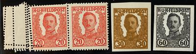 Feldpostmarken **/(*) - 1918 Kaiser Karl, - Briefmarken