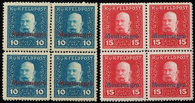 Feldpostmarken Montenegro ** - 1917 10 Heller - Známky