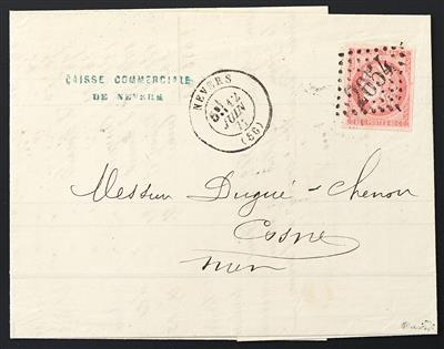 Frankreich Poststück - 1871 Ceres - Známky