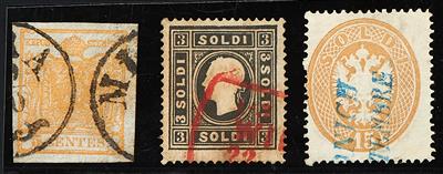 gestempelt/Briefstück/* - Sammlung Lombardei, - Briefmarken
