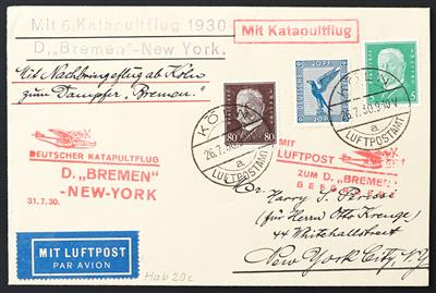 Katapult Poststück - 1930 Deutschland: 4 seltene Belege (Haberer 18b, - Stamps
