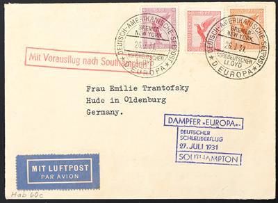 Katapult Poststück - 1931 4 schöne - Stamps
