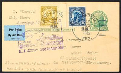 Katapult Poststück - 1935 Letzter - Stamps