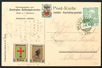 Poststück - Partie Bahnpostbelege Bezug Kärnten in der Monarchie, - Briefmarken