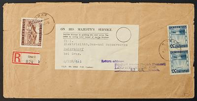 Poststück - Partie frühe Nachkriegsbriefe (Landschaftsfrankaturen) der Steiermark, - Briefmarken