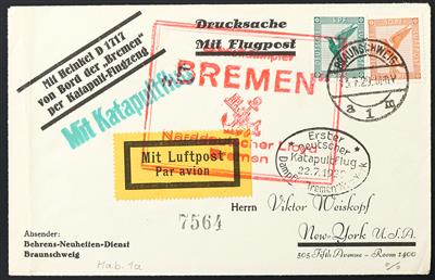 Sammlung Katapult- und Schleuderflugpost - Francobolli