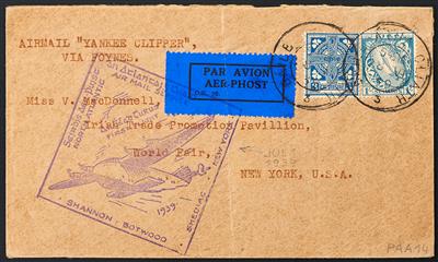 USA Poststück - 1939 Transatlantik- 18 Erstflugbriefe mit PAAClipper, - Francobolli