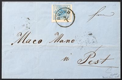 Bosnien Poststück - 1858 Bosnien-Vorläufer: 9 Kreuzer - Stamps