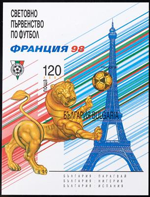 Bulgarien ** - 1998 Fussball Weltmeisterschaft Block ungezähnt, - Stamps