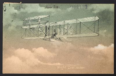 D Flugpost Poststück - 1909 "Hamburger Flugwoche": 6 schöne MotivAnsichtskarten, - Briefmarken