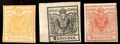 ö Ausgabe 1850 */(*) - 1 Kreuzer orange Type Ia Hp, - Známky