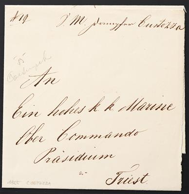 Poststück - 1855, - Briefmarken