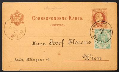 Poststück - 1884 Antwortteil einer - Známky