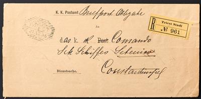 Poststück - 1895, - Briefmarken