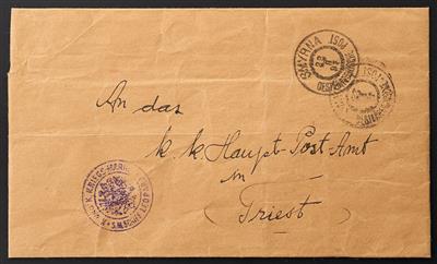 Poststück - 1897, KRETABLOCKADE - Známky