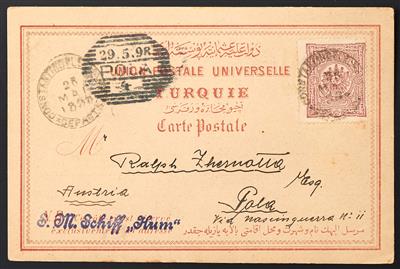 Poststück - 1898, - Briefmarken