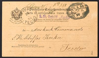 Poststück - 1898, - Známky