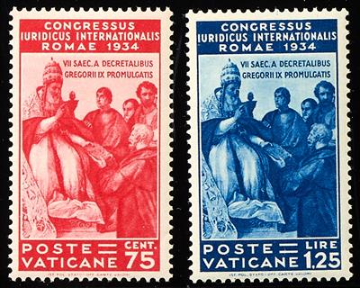 Vatikan ** - 1935 Juristenkongress Serie komplett, - Briefmarken