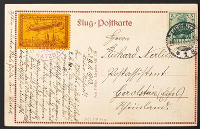 ZEPP Poststück - 1913 LZ 17 "Sachsen", - Stamps