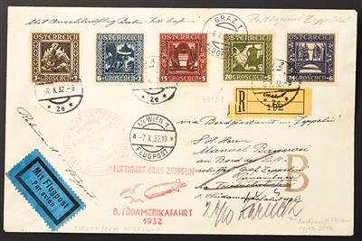 Zepp Poststück - 1932 8 Südamerikafahrt: Recobrief - Briefmarken