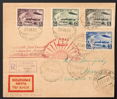 Zepp Poststück - Sowjetunion: 1931 Polarfahrt, - Stamps
