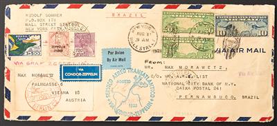 Zepp Poststück - USA: 1928/33 Brief - Známky