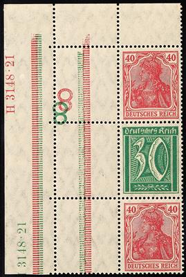 Deutsches Reich **/*/gestempelt - 1900/1944 Sehr schöne Spezial-Sammlung Zusammendrucke in 1 grossem Steckbuch und 1 Mappe, - Stamps