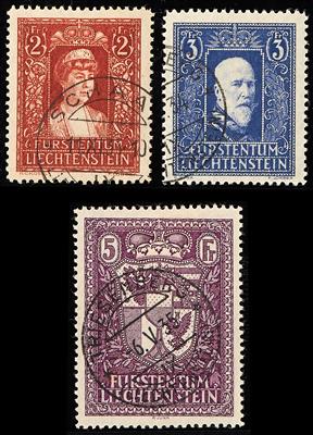 Liechtenstein gestempelt - 1933 Freimarken - Francobolli