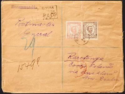Montenegro Poststück 1895 Recobrief - Briefmarken