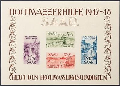 Saar ** - 1948 Block 1 und Block - Stamps