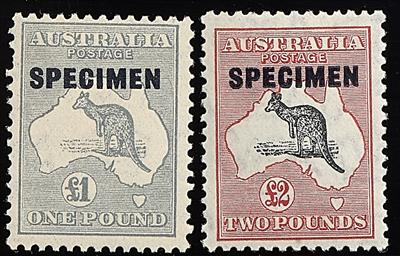 * - Australien Mi. Nr. 109/11 u. Porto 13 II, - Stamps