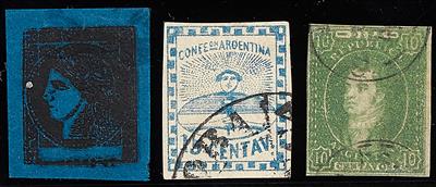 gestempelt/*/(*) - Sammlung Argentinien ab 1858, - Známky