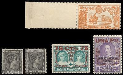 gestempelt/*/(*) - Sammlung Spanien ab 1850, - Briefmarken