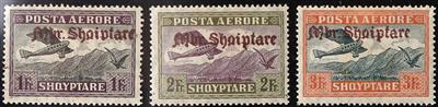 * - Albanien Flug  Nr. 210/16 sign. bzw. gepr. Dr. Wallner, - Stamps