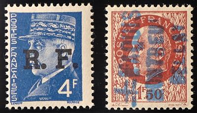 ** - Frankreich - Befreiungsausg. WK II von Lyon(Rhone) Nr. 2/16, - Stamps