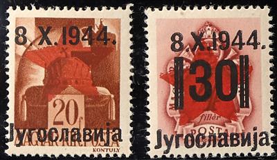 ** - Jugosl. 1944 Vojvodina überkomplett (30), - Stamps