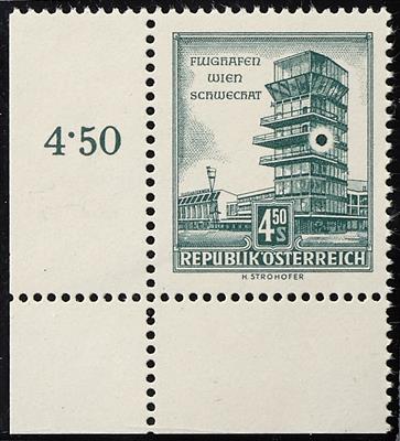 ** - Österr. Nr. 1109II (4,50 S Bauten mit Plattenfehler "RETTUNGSRING", - Briefmarken