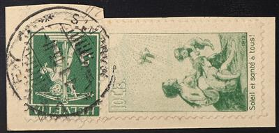 Briefstück - Schweiz Nr. II mit Befund Marchand, - Stamps