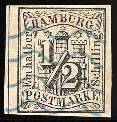 gestempelt - Hamburg Nr. 1, - Francobolli