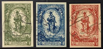 gestempelt Liechtenstein Nr. 40U/42U, - Briefmarken