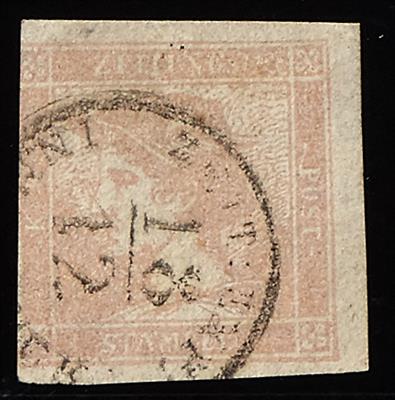 gestempelt - Österr. Nr. 8 (ROSA MERKUR), - Briefmarken