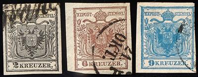 gestempelt - Partie Österr. Ausg. 1850, - Briefmarken