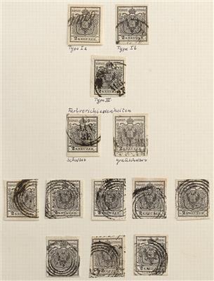 gestempelt - Partie Österr. Nr. 2H, - Stamps