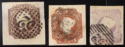 gestempelt - Sammlung Alt - Portugal 1853/1870, - Francobolli